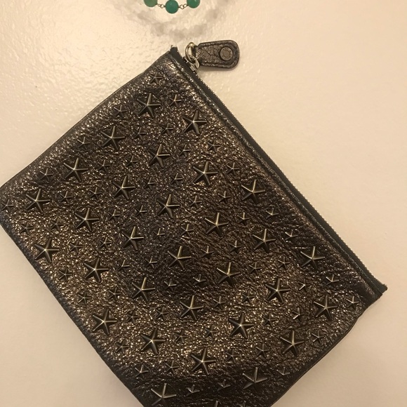 Jimmy Choo Handbags - Rare Jimmy Choo star studded clutch